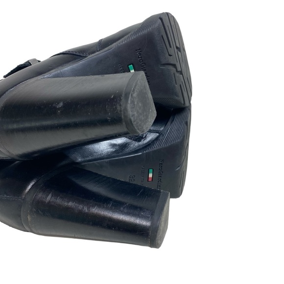 Nero Giardini High Heels Ankle‎ Boots Plateau Black Leather Womens 8.5 US 39 EU - Picture 13 of 16